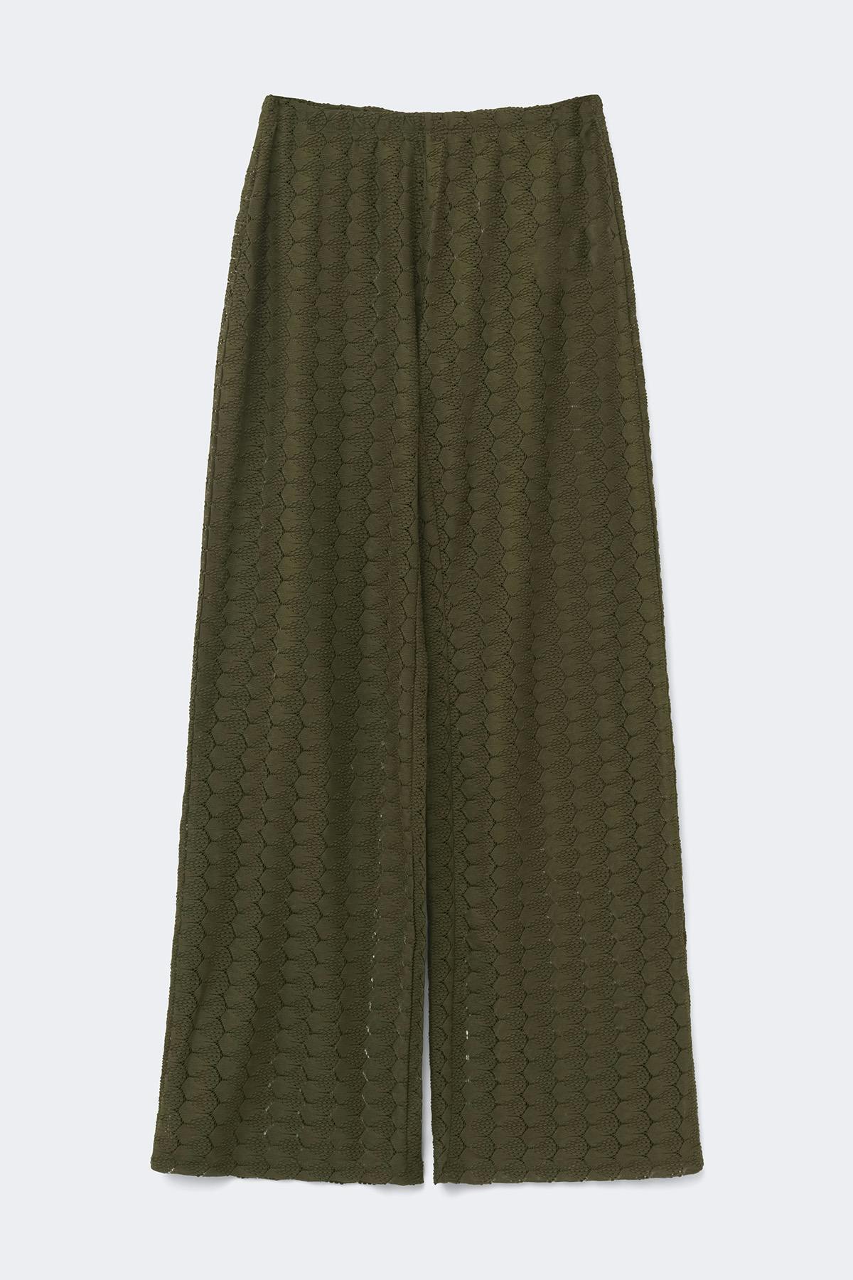 Crochet trousers - Cypress