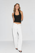 Studded halterneck top - Noir