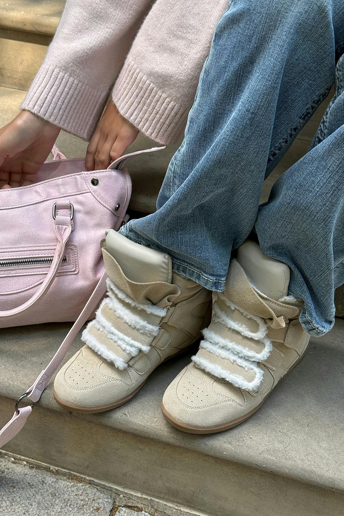 14+ teddy sneakers - Gris