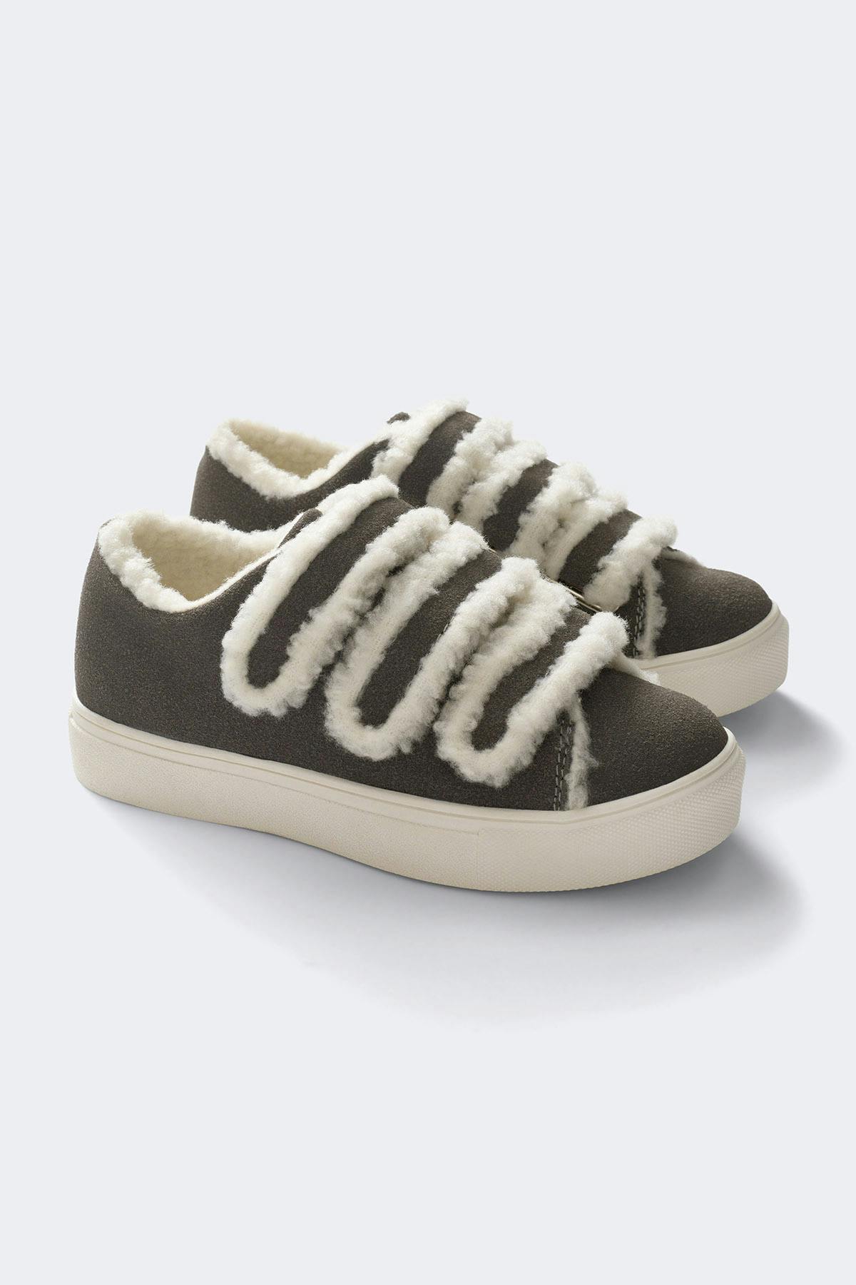 Y petite teddy sneakers - Gris
