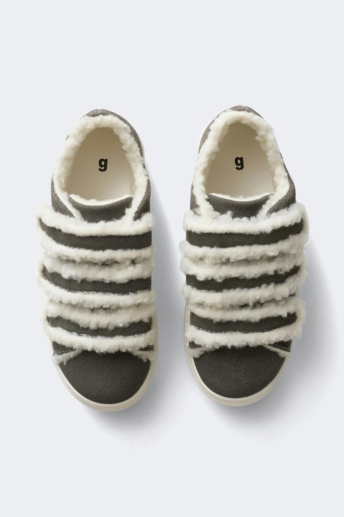 Y petite teddy sneakers - Gris