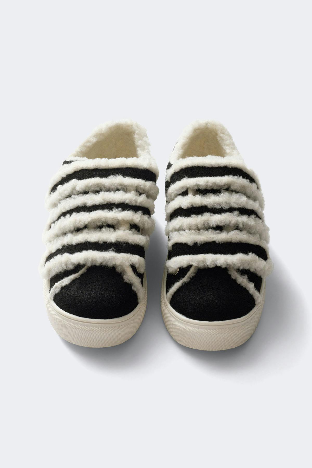 Y petite teddy sneakers - Noir
