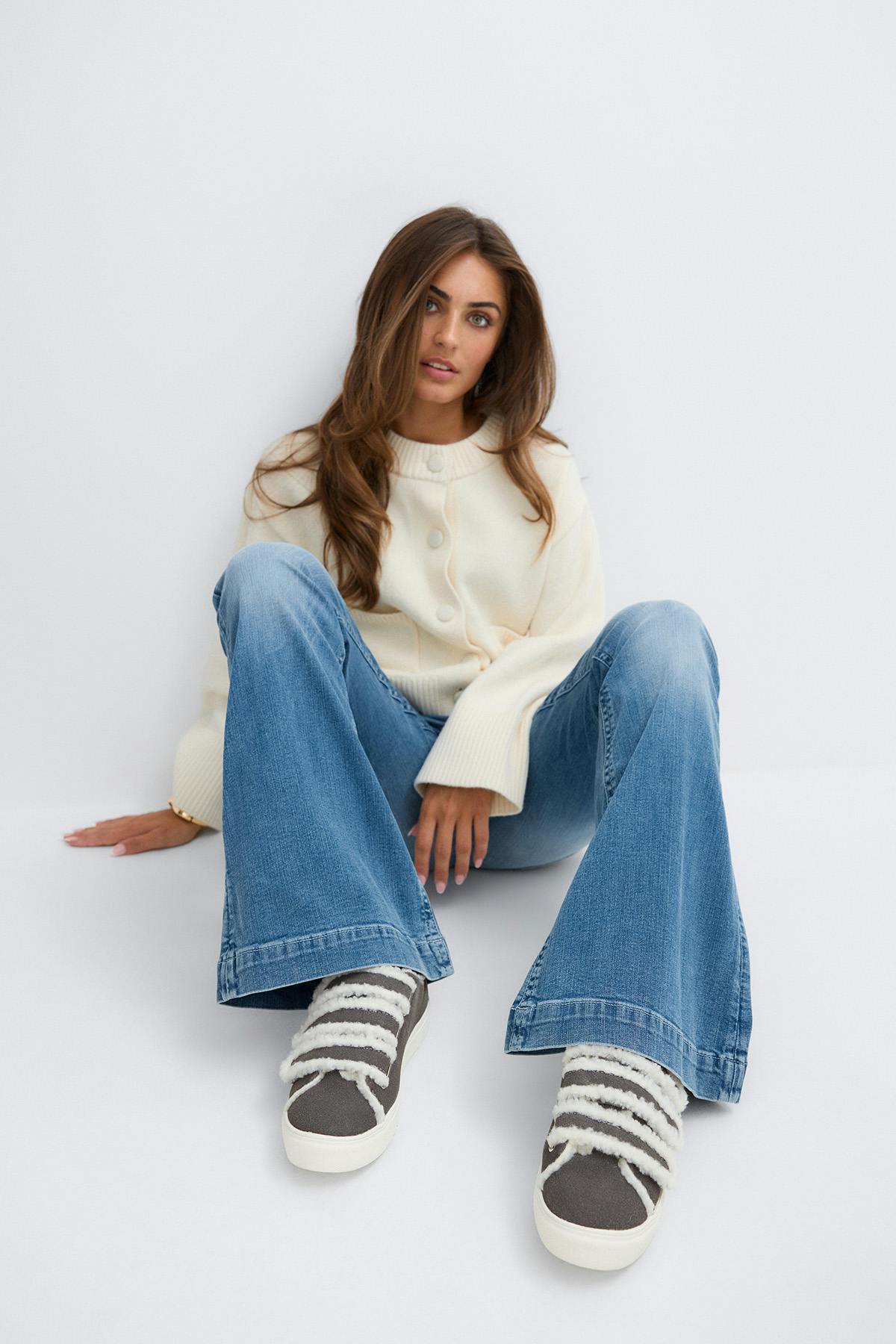 14+ teddy sneakers - Gris