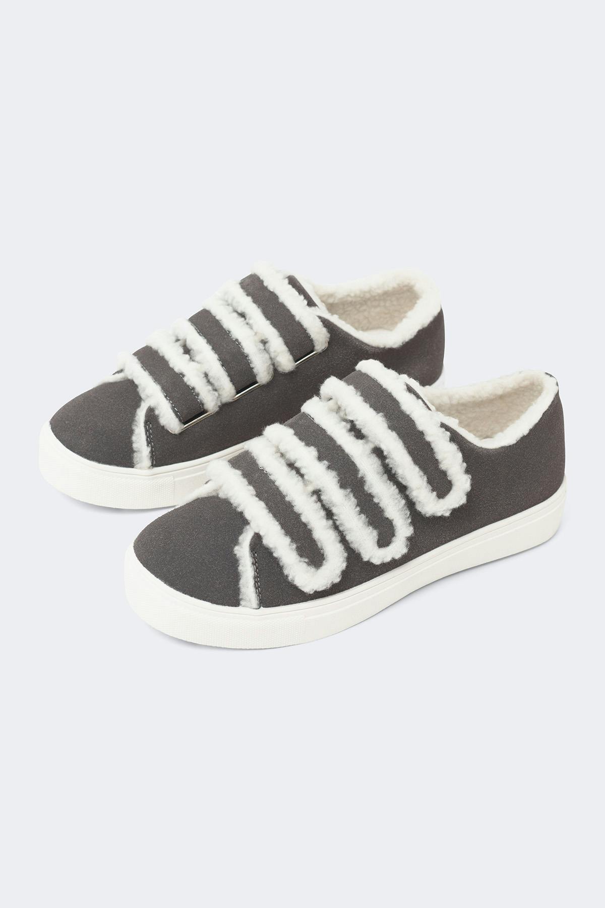 14+ teddy sneakers - Gris