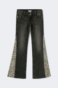 Lauren 14+ wedge iconic flare jeans - Offblack