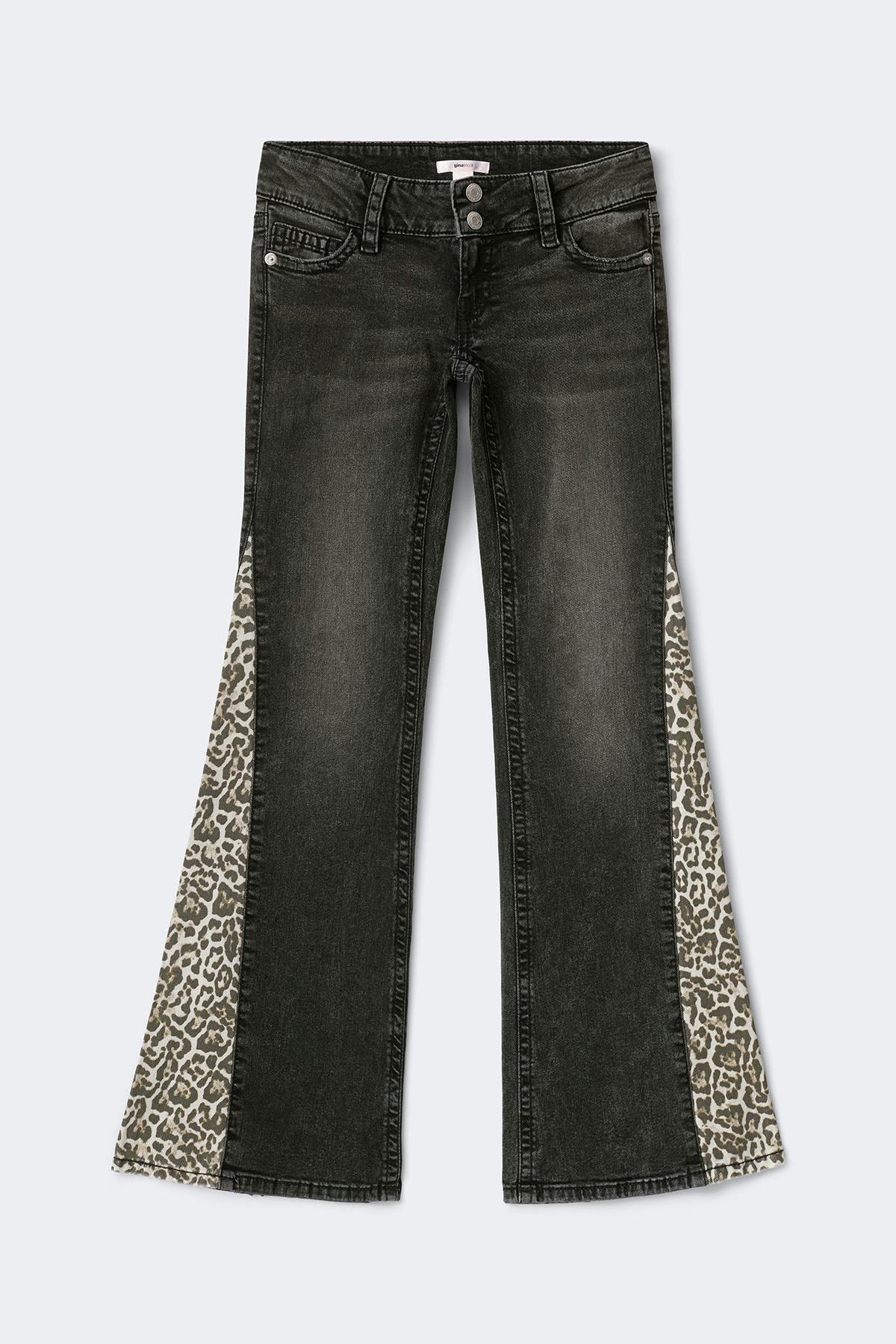 Lauren 14+ wedge iconic flare jeans - Offblack