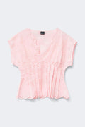 Broderie anglaise blouse - Noir