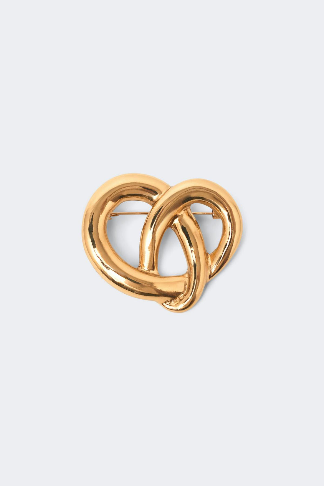 Swirl brooch - Doré