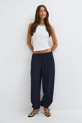 Balloon trousers - Grey melange