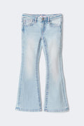 Y petite pink flap jeans - Super lt blue