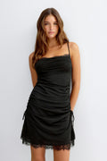 Lace detail strap dress - Smallspringflo