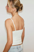 Lace shaping singlet - Blanc cassé