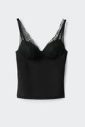 Lace shaping singlet - Noir