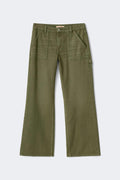 Cargo straight jeans - Khaki green