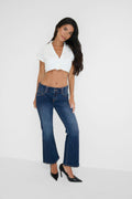 Kick flare jeans - Mid blue