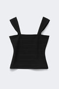 14+ bandage top - Noir