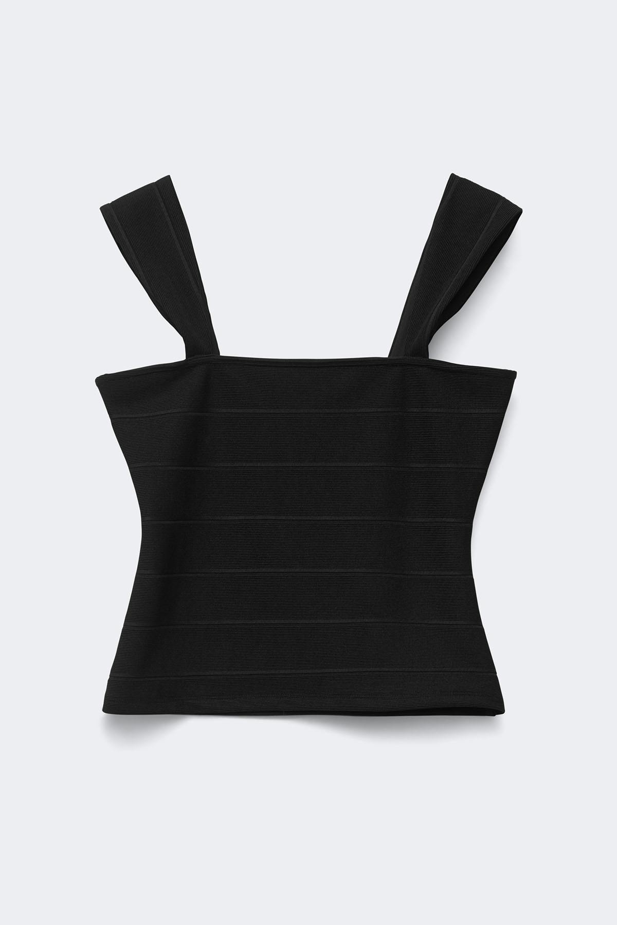 14+ bandage top - Noir