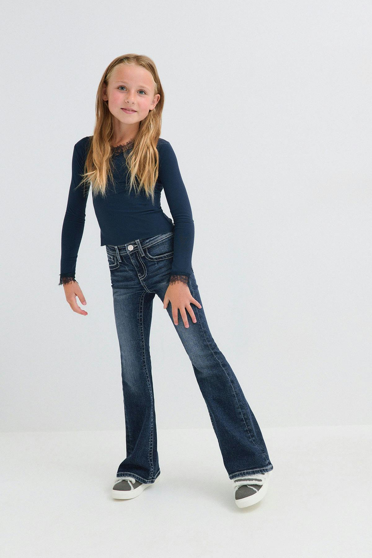 Y petite embellished jeans - Mid blue