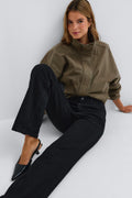 90´s slim straight jeans - Noir