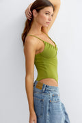 Ruched strap body - Noir