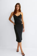 Ruched strap body - Noir