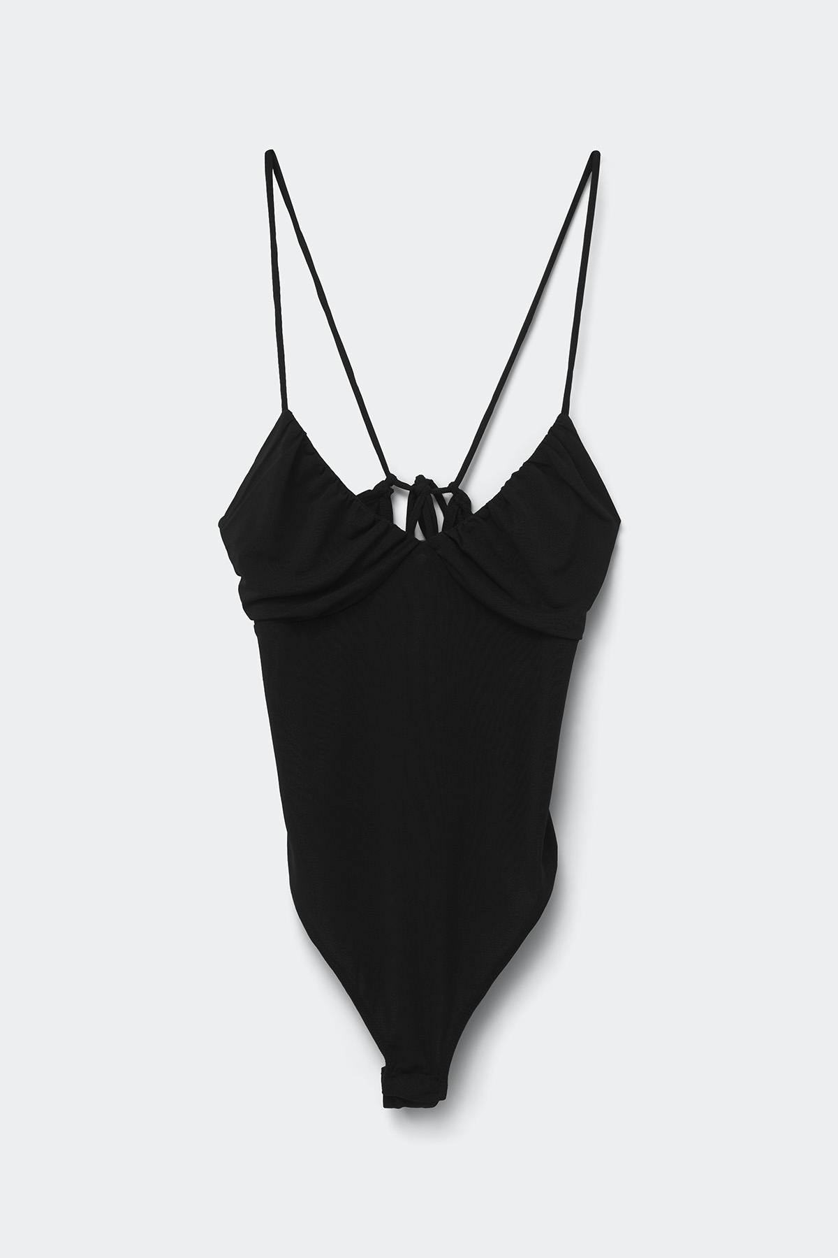 Ruched strap body - Noir