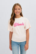 Y fitted tee - Pink stripe