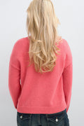 14+ knitted cardigan - Marron
