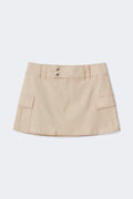 Utility skirt - Beige clair