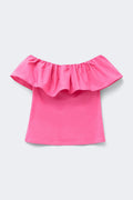 Y tube frill top - Pink lemonade