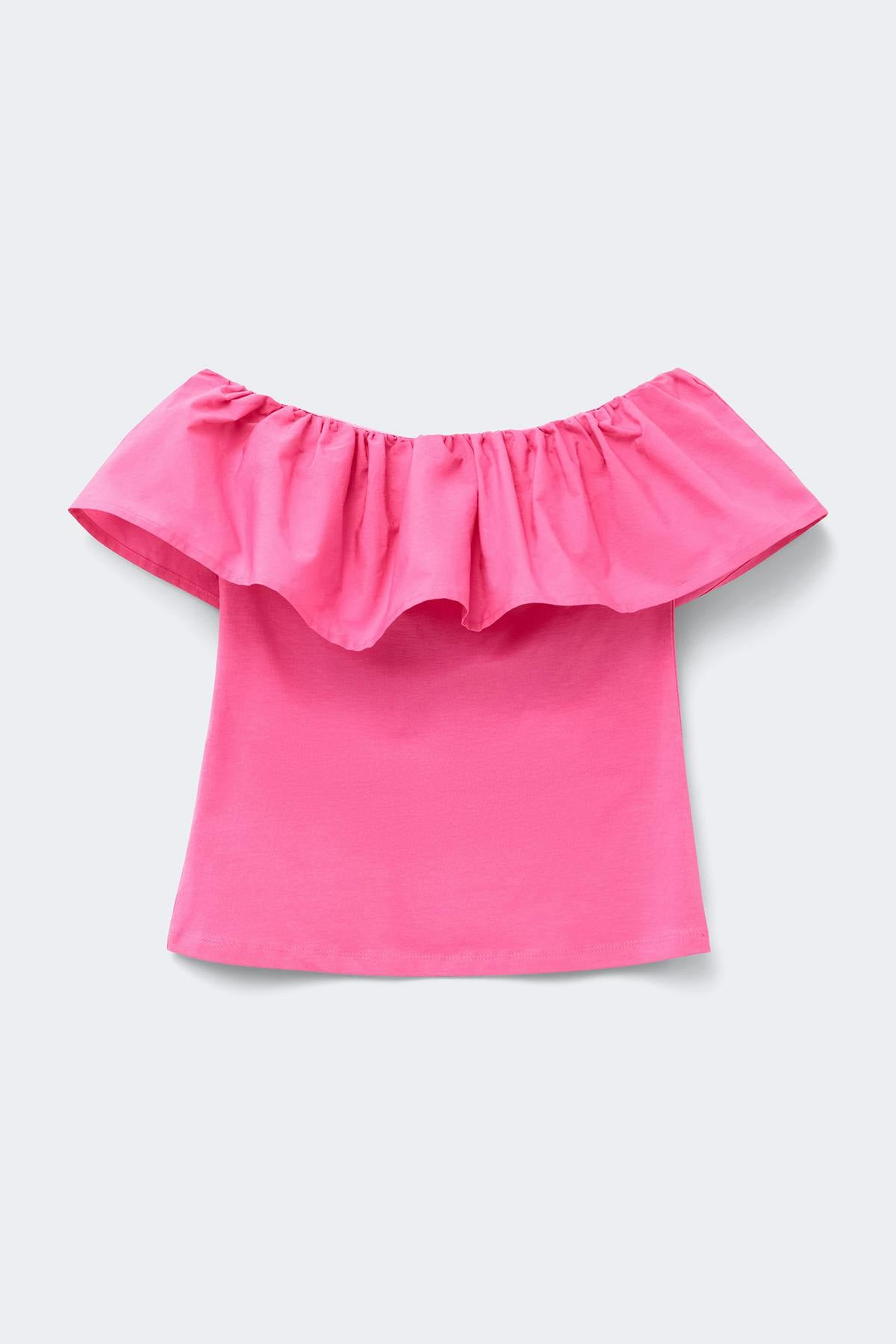 Y tube frill top - Pink lemonade