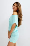 14+ slouchy mini dress - Waterspout