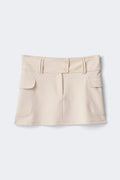 Cargo mini skirt - Moonbeam