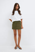 Cargo mini skirt - Moonbeam
