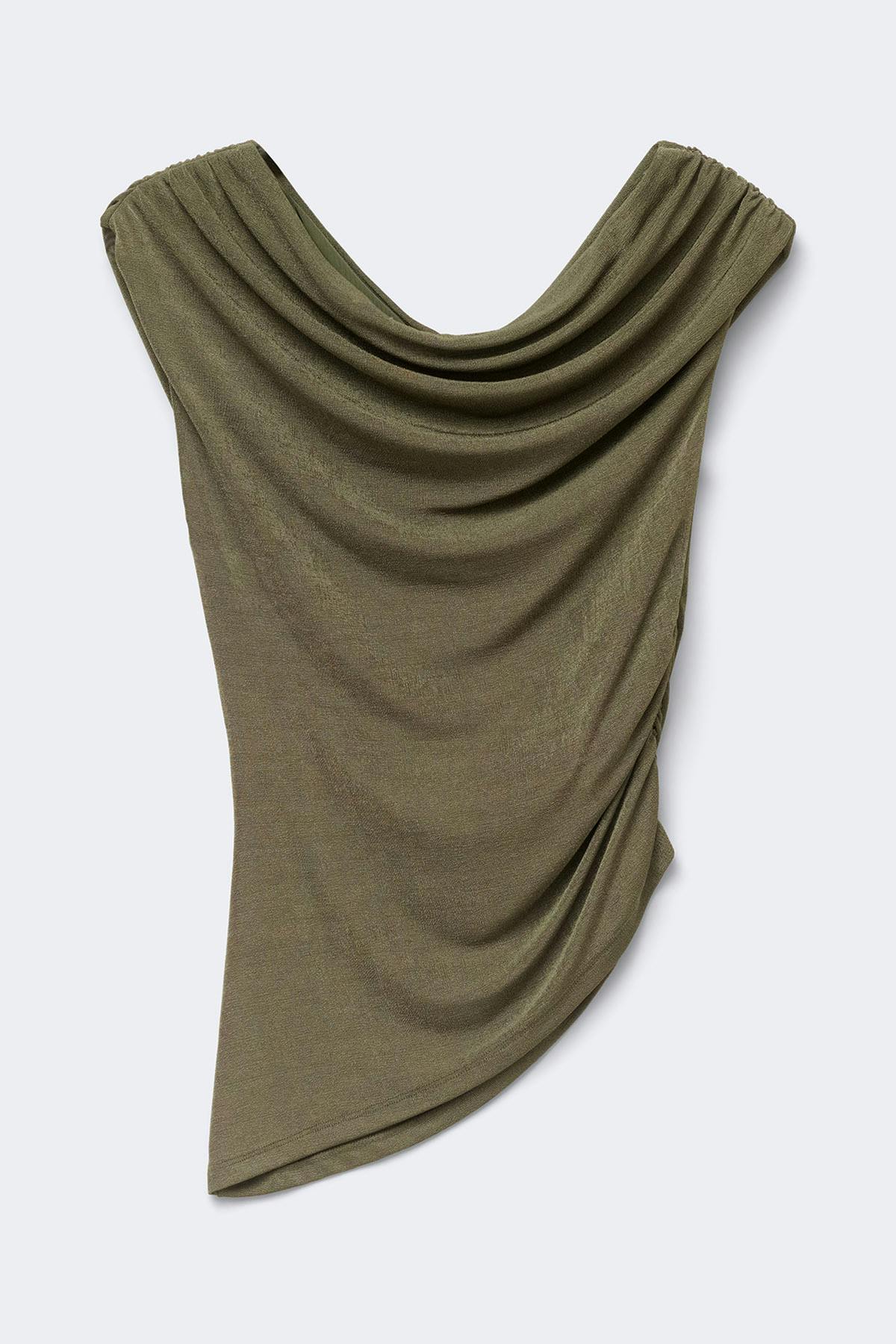 Draped top - Vert