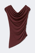 Draped top - Decadent chocolate