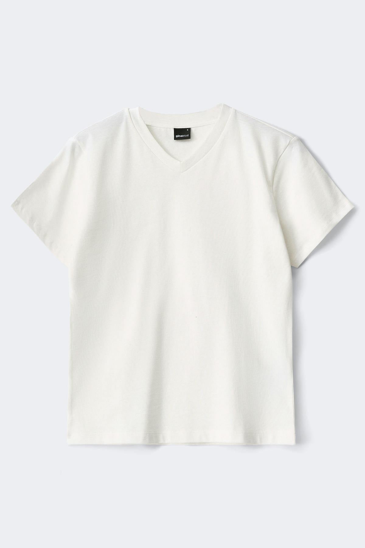 Baby v-neck tee - Blanc cassé
