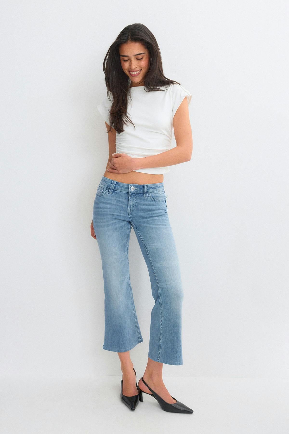 Re tok kick flare jeans - Bleu clair