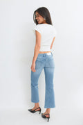 Re tok kick flare jeans - Bleu clair