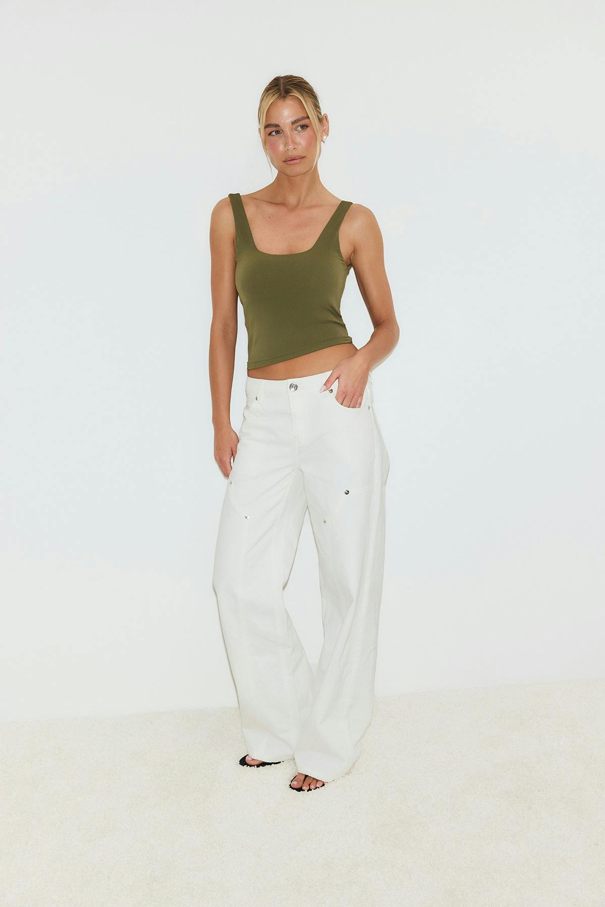 Built-in bra tank - Noir