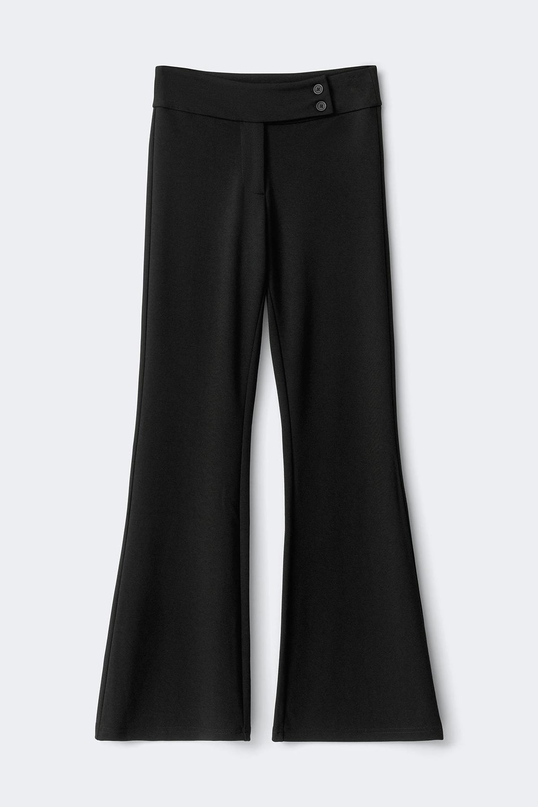 Tall mid waist flare trousers - Offbl/dreamer