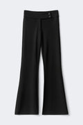 Tall mid waist flare trousers - Offbl/dreamer