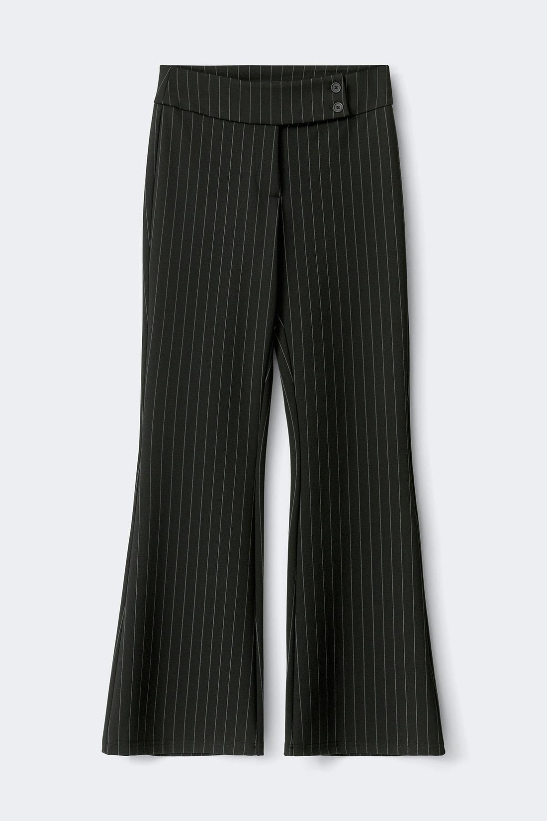 Tall mid waist flare trousers - Offbl/dreamer