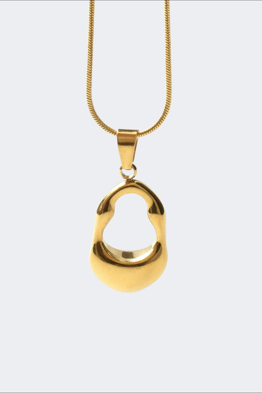 Stainless steel necklace - Doré