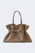 Belted tote bag