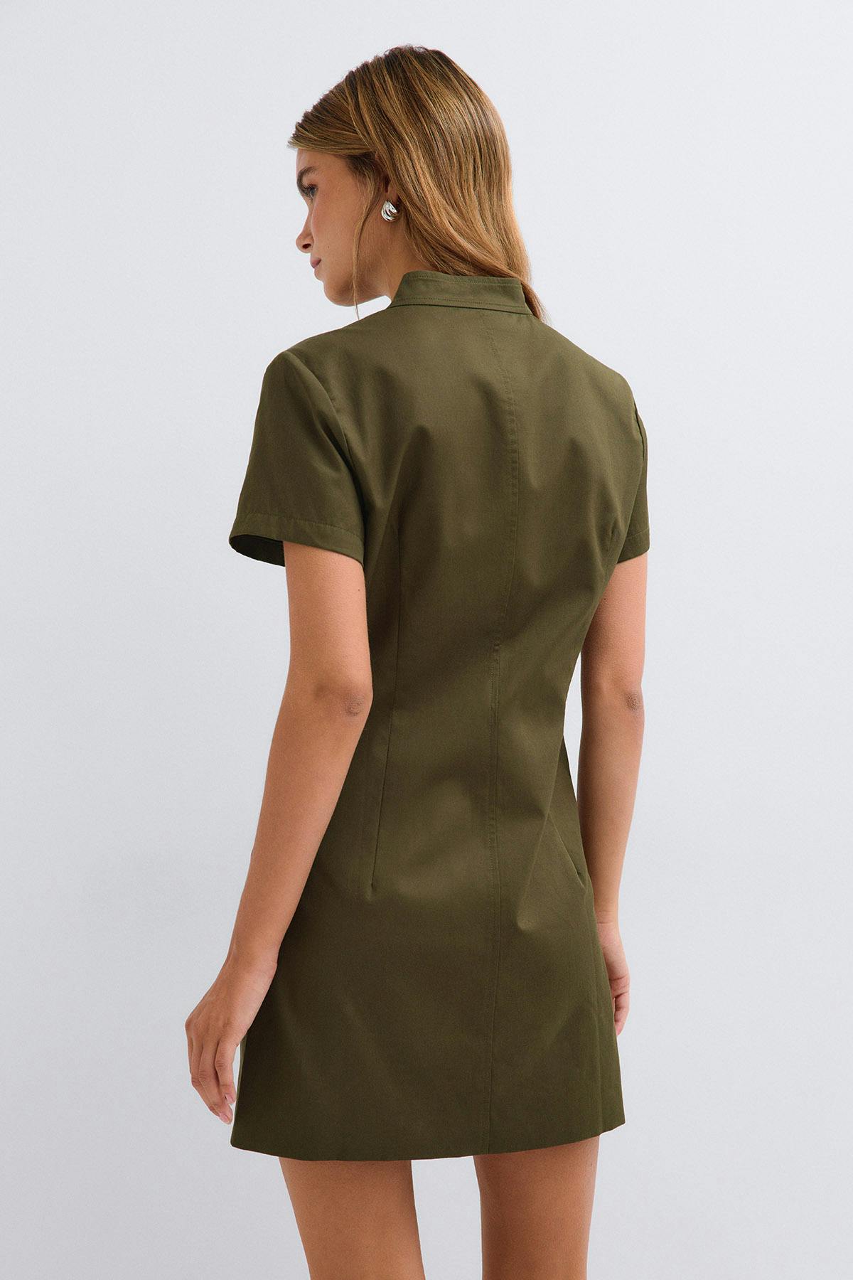 Utility dress - Vert