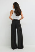 Tall tailored pleated trousers - Noir