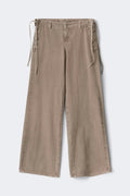 Tied up loose jeans - Offblack