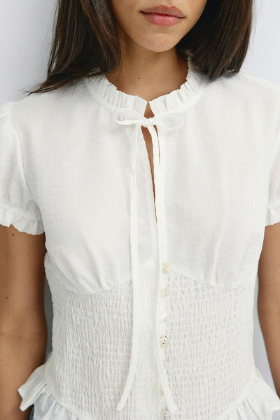 Keyhole blouse