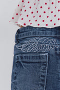 Y petite wings flare jeans - Vintage blue